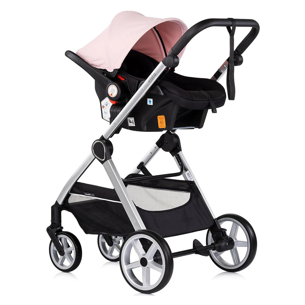 Carucior Chipolino Vista 3 in 1 pink marshmallow [10]