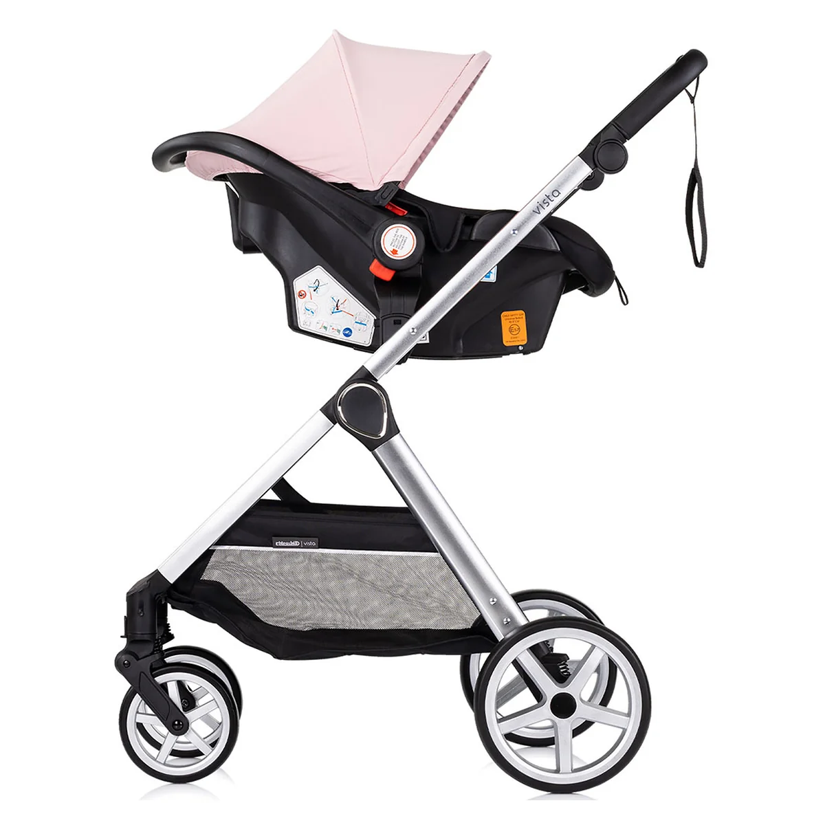 Carucior Chipolino Vista 3 in 1 pink marshmallow [9]