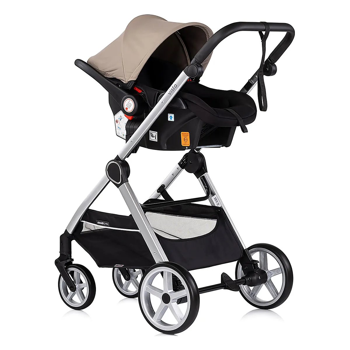 Carucior Chipolino Vista 3 in 1, Tiramisu 0 luni [10]