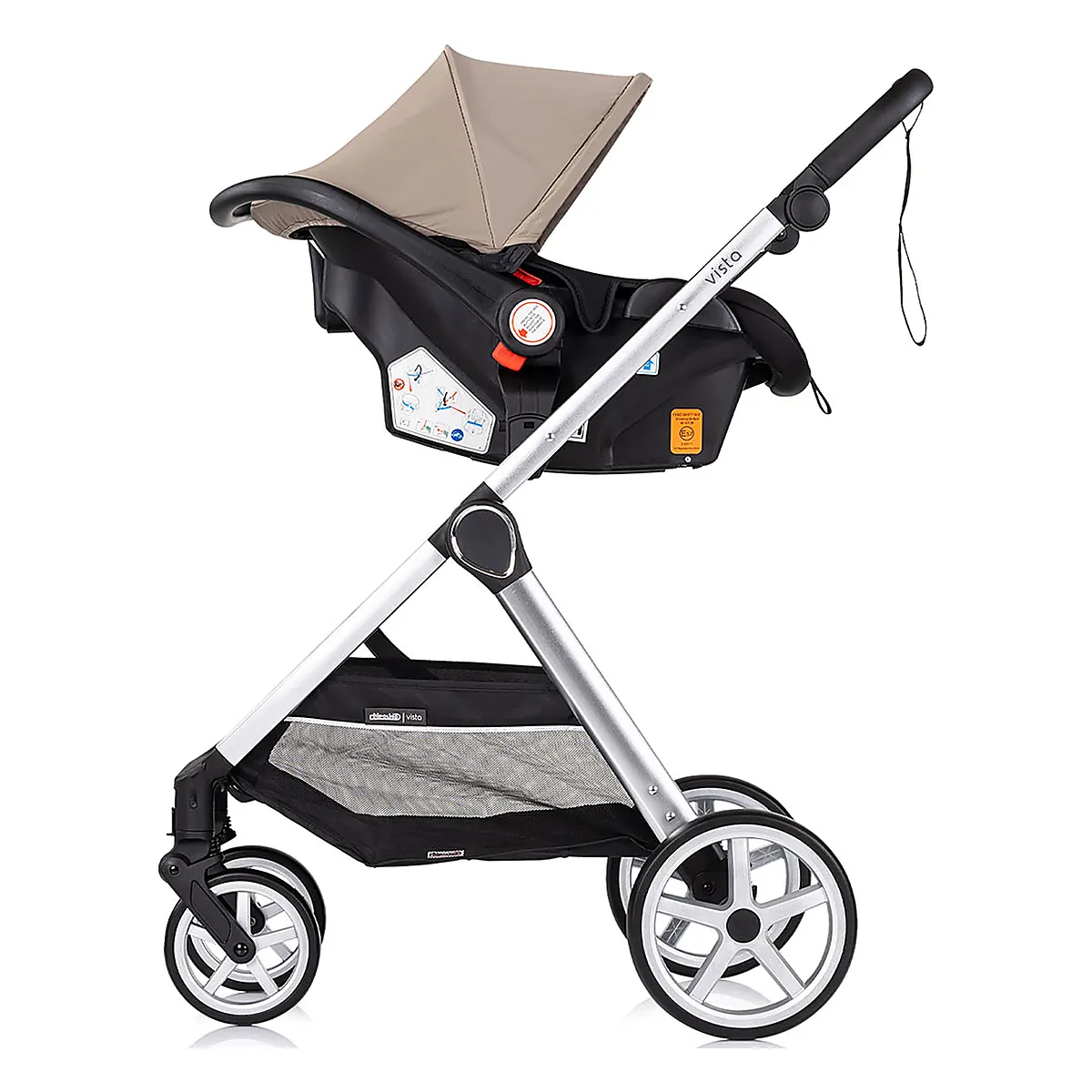 Carucior Chipolino Vista 3 in 1, Tiramisu 0 luni [9]