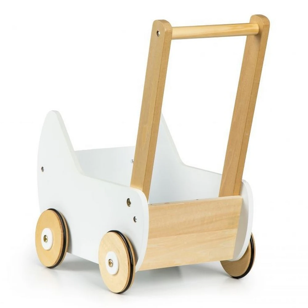Carucior din lemn pentru papusi Ecotoys [3]