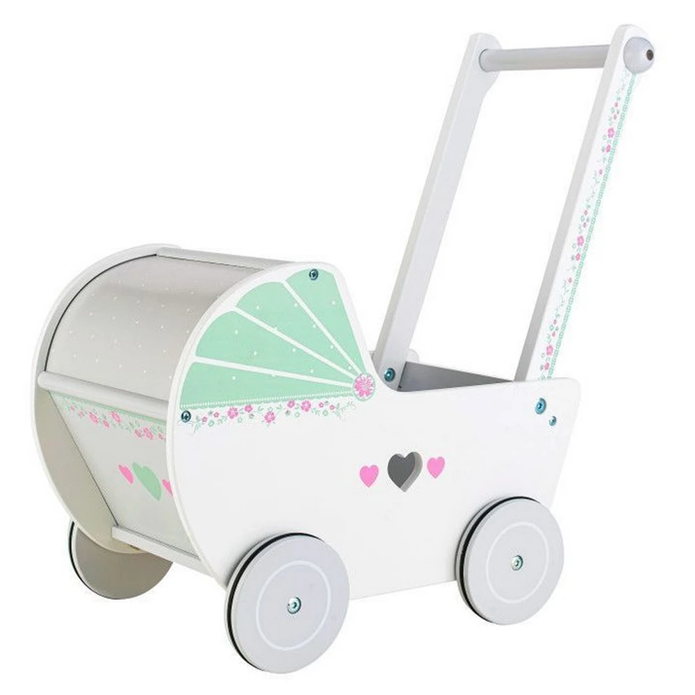 Carucior din lemn pentru papusi Ecotoys [1]