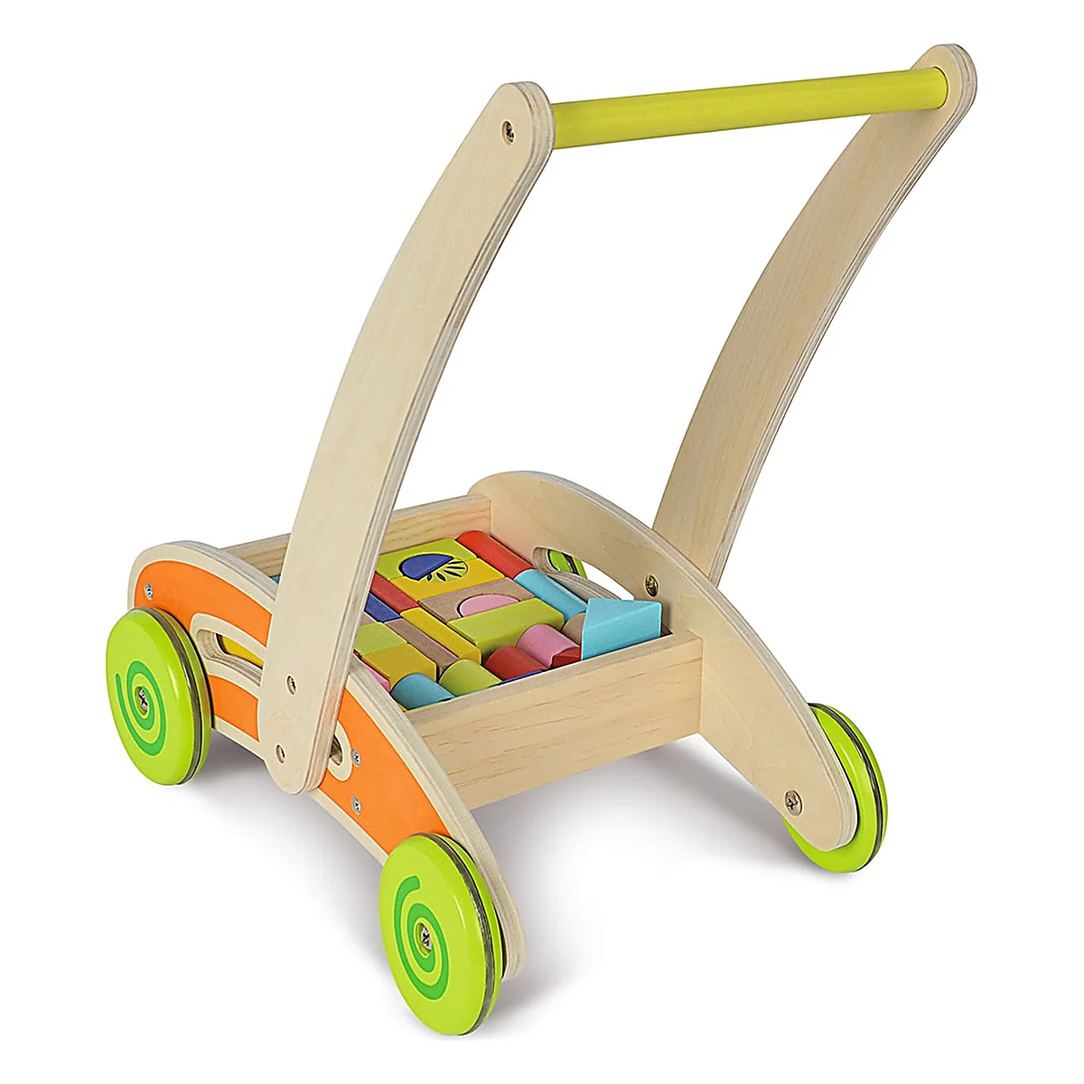 Carucior Eichhorn Activity Walker cu 35 cuburi 1 an + [3]