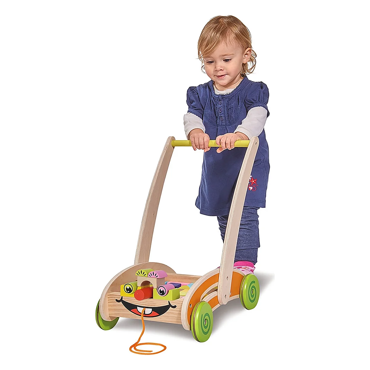 Carucior Eichhorn Activity Walker cu 35 cuburi 1 an + [4]