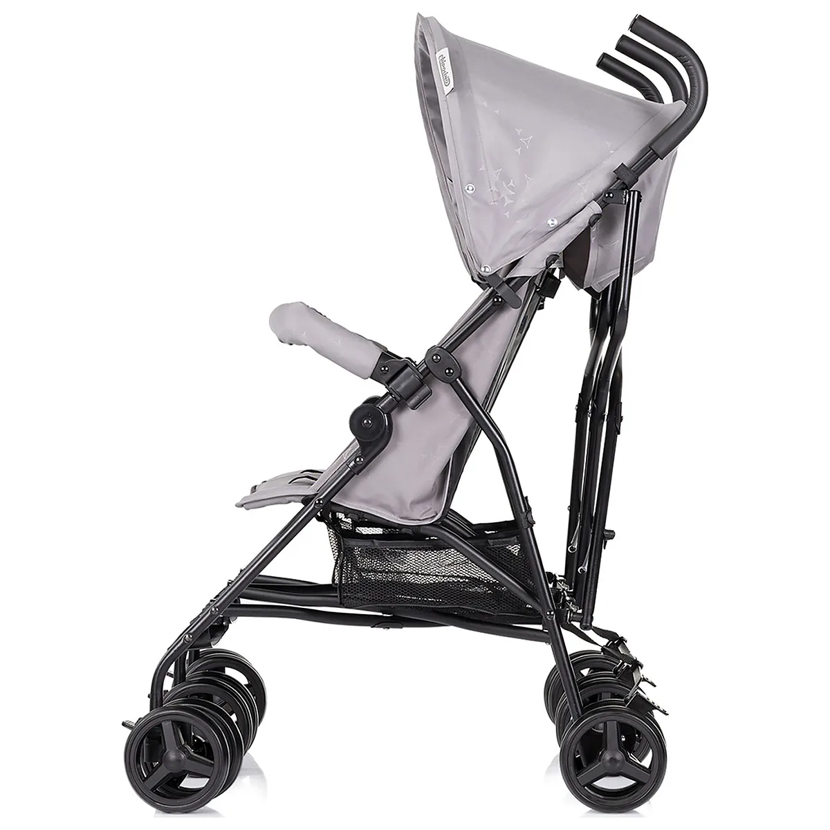 Carucior gemeni Chipolino Double Point, Pliere tip umbrela, Pana la 15 kg pe sezut, Spatare reglabile independente, 6 luni+, Cloud [3]