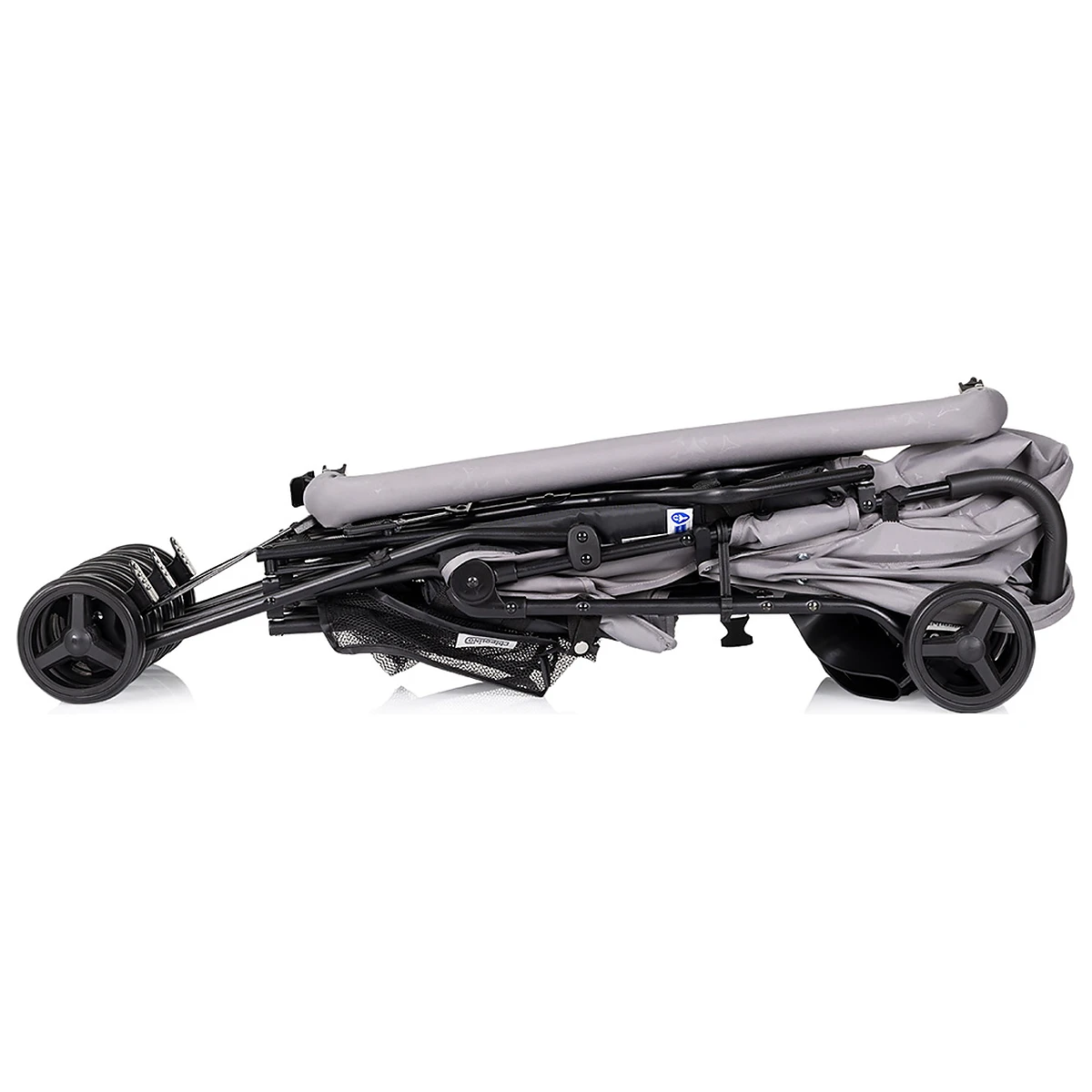 Carucior gemeni Chipolino Double Point, Pliere tip umbrela, Pana la 15 kg pe sezut, Spatare reglabile independente, 6 luni+, Cloud [5]