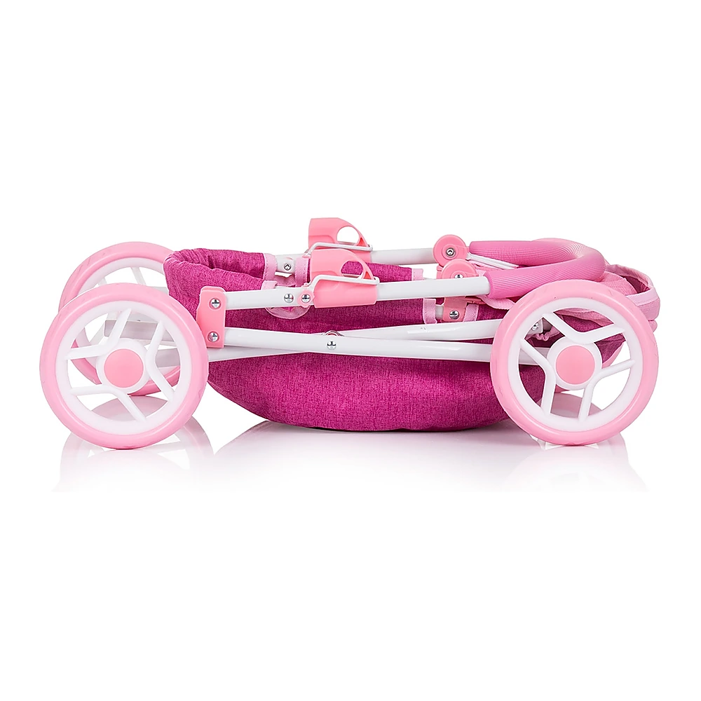 Carucior pentru papusi Chipolino Daisy, Pink linen [3]