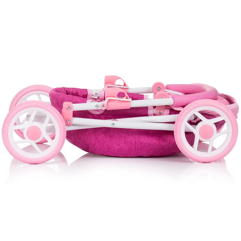 Carucior pentru papusi Chipolino Daisy, Pink linen [3]