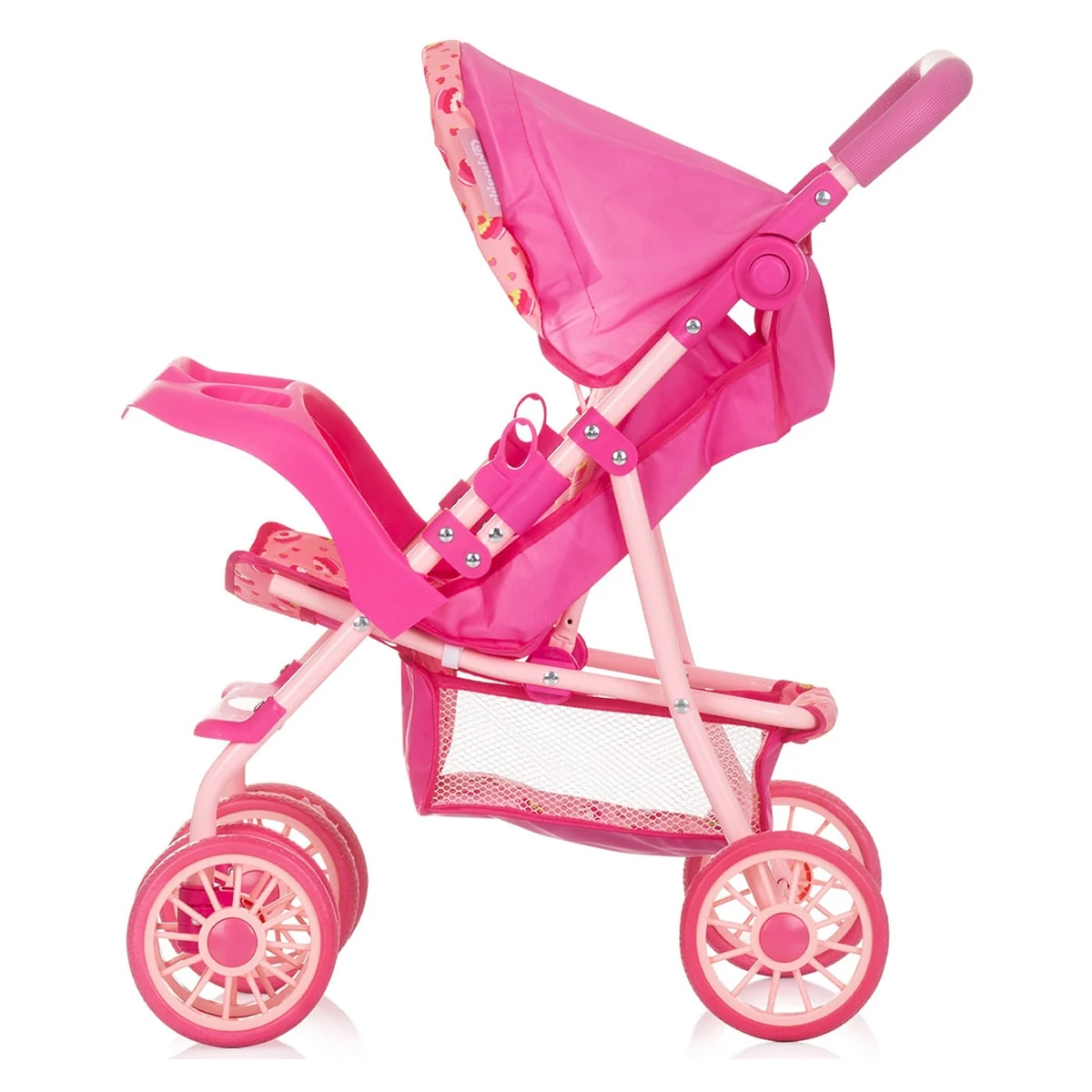 Carucior papusi stabil cu roti duble si pliabil – 3+ ani - Briose [2]