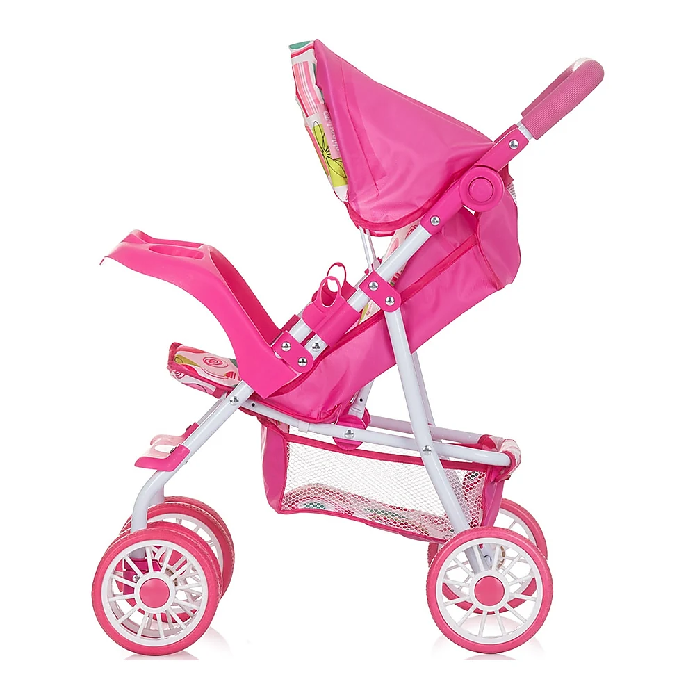 Carucior papusi stabil cu roti duble si pliabil – 3+ ani [2]