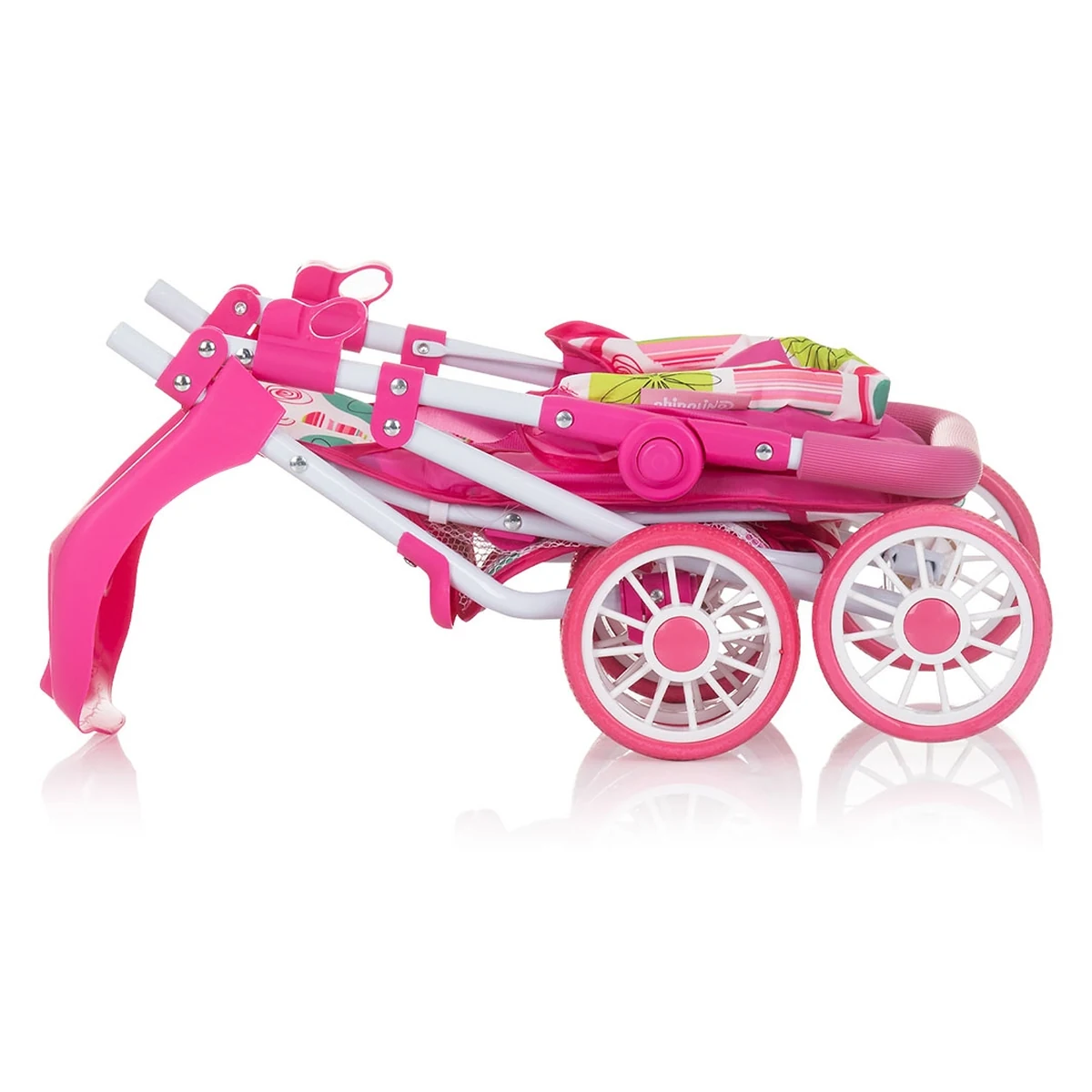 Carucior papusi stabil cu roti duble si pliabil – 3+ ani [4]