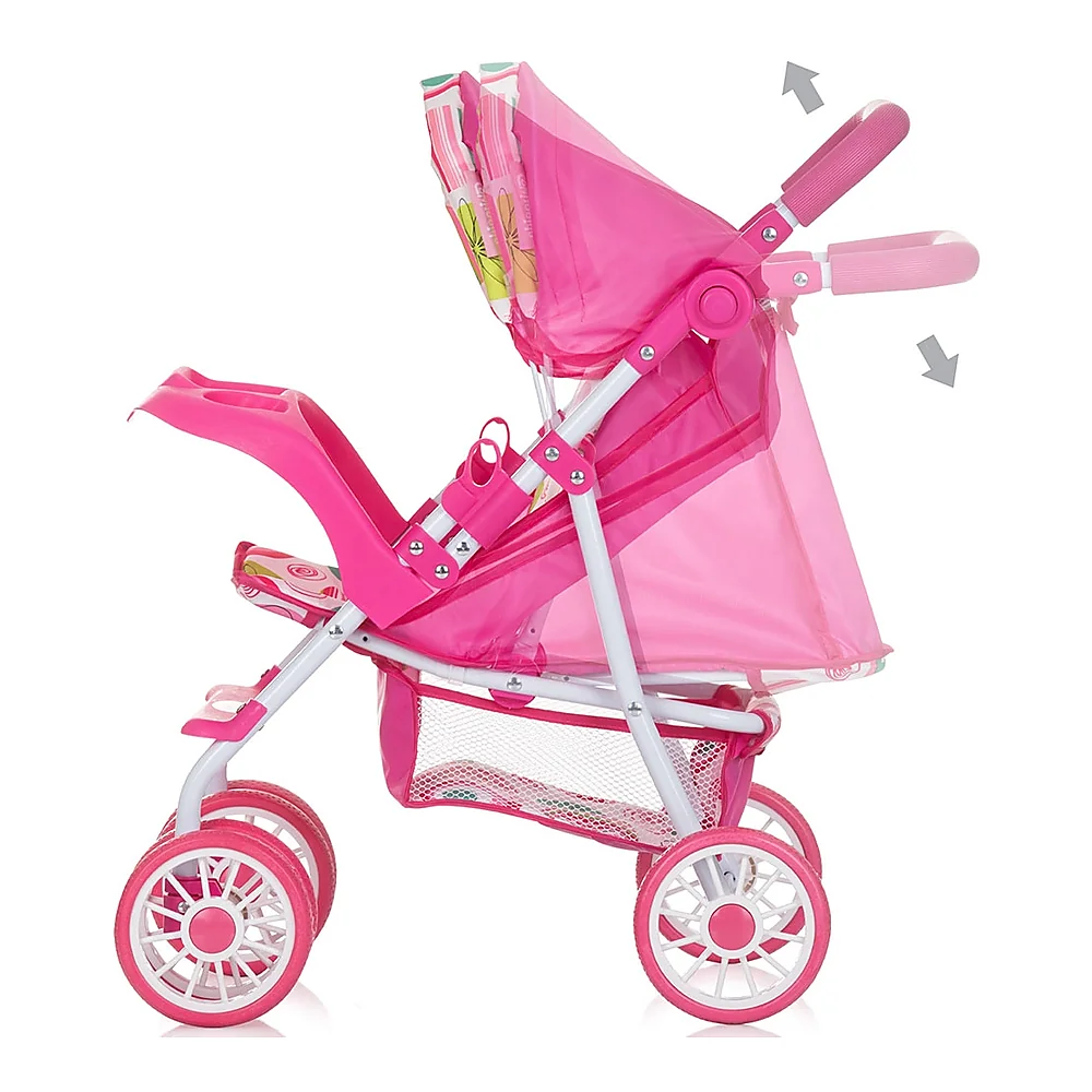 Carucior papusi stabil cu roti duble si pliabil – 3+ ani [3]