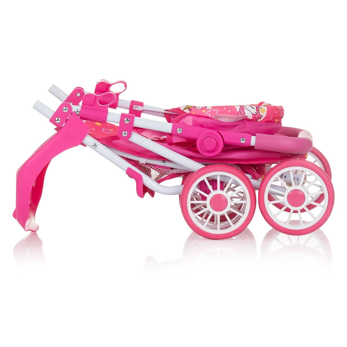 Carucior papusi usor cu spatar reglabil – copii 3+ ani - Unicorns [4]