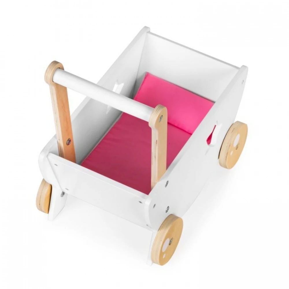 Carucior pentru papusi din lemn Ecotoys [4]