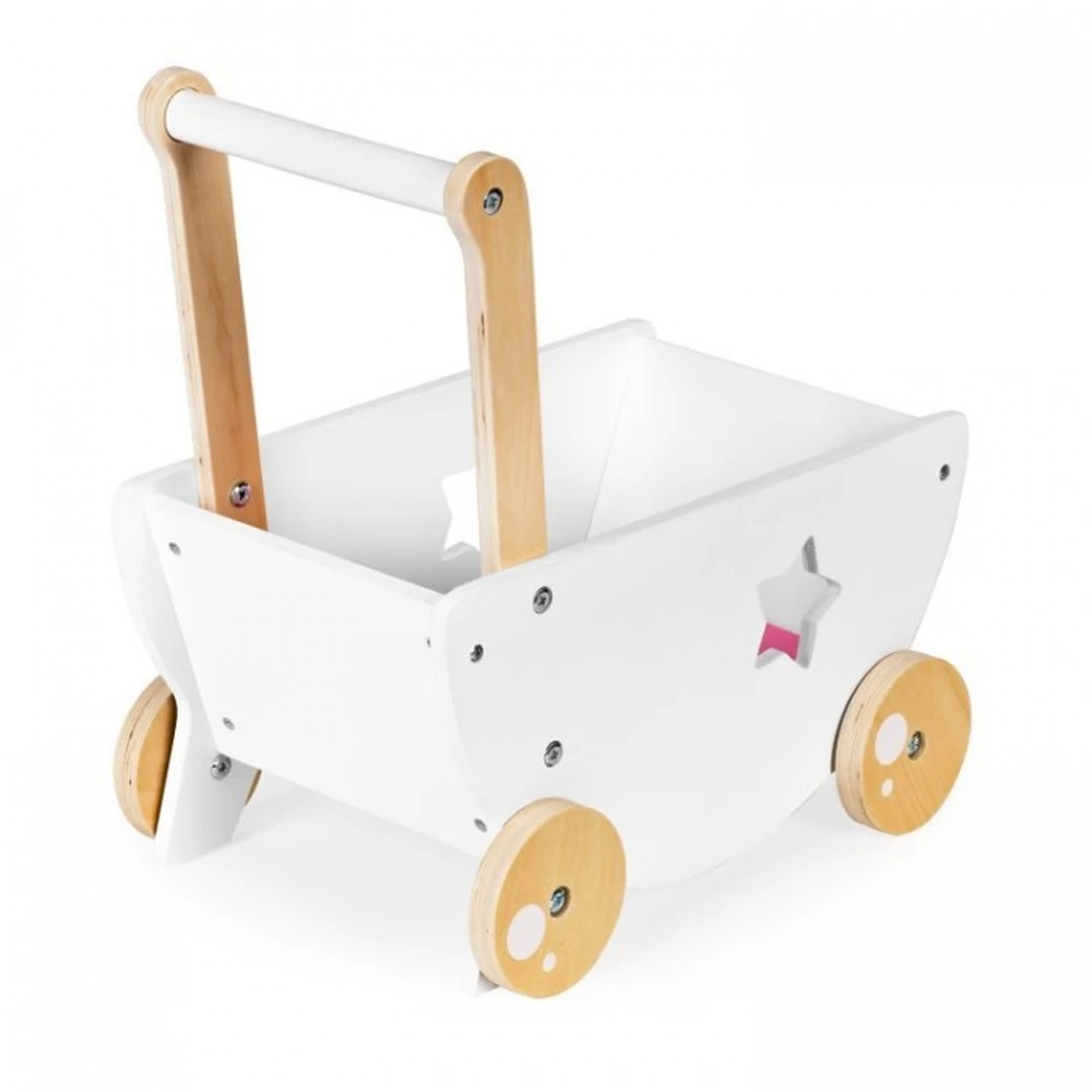 Carucior pentru papusi din lemn Ecotoys [3]