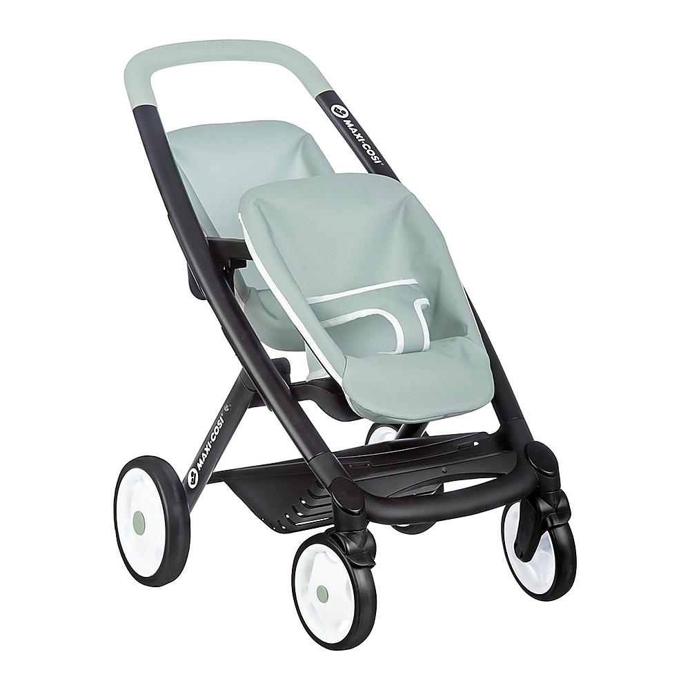 Carucior pentru papusi Smoby Maxi Cosi Twin albastru [1]