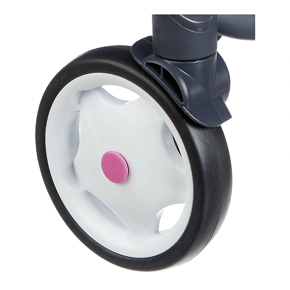 Carucior pentru papusi Smoby Quinny Combi 3 in 1 roz [4]