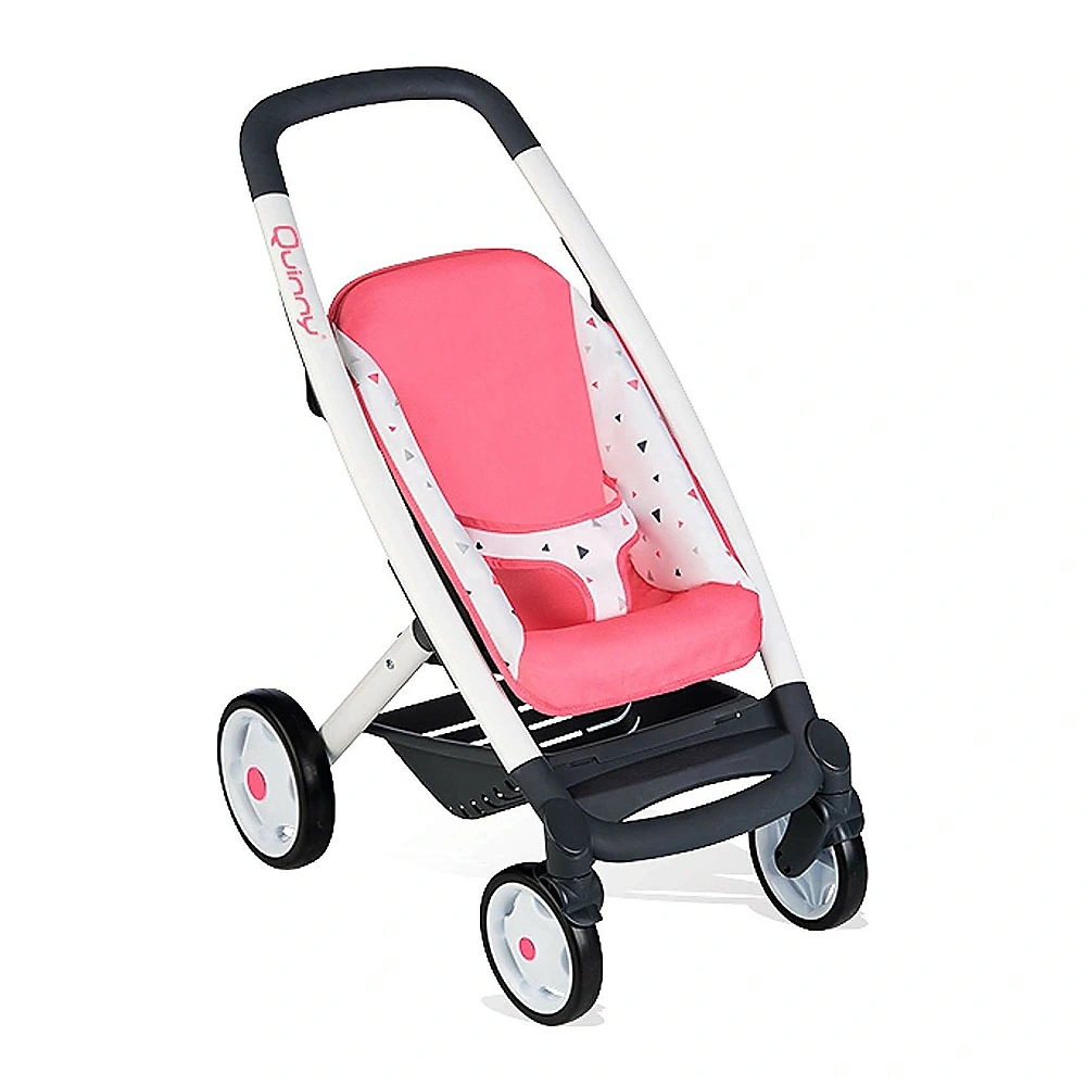 Carucior pentru papusi Smoby Quinny Combi 3 in 1 roz [2]