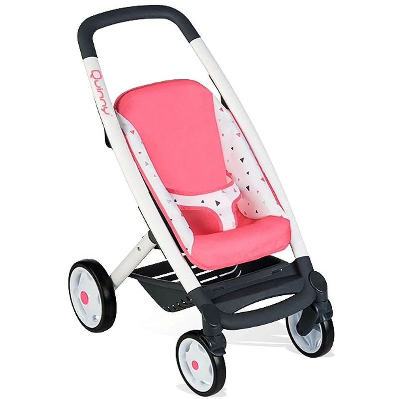 Carucior pentru papusi Smoby Quinny Combi 3 in 1 roz [2]