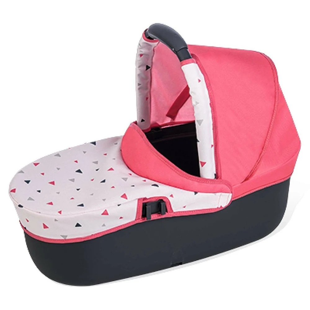 Carucior pentru papusi Smoby Quinny Combi 3 in 1 roz [3]