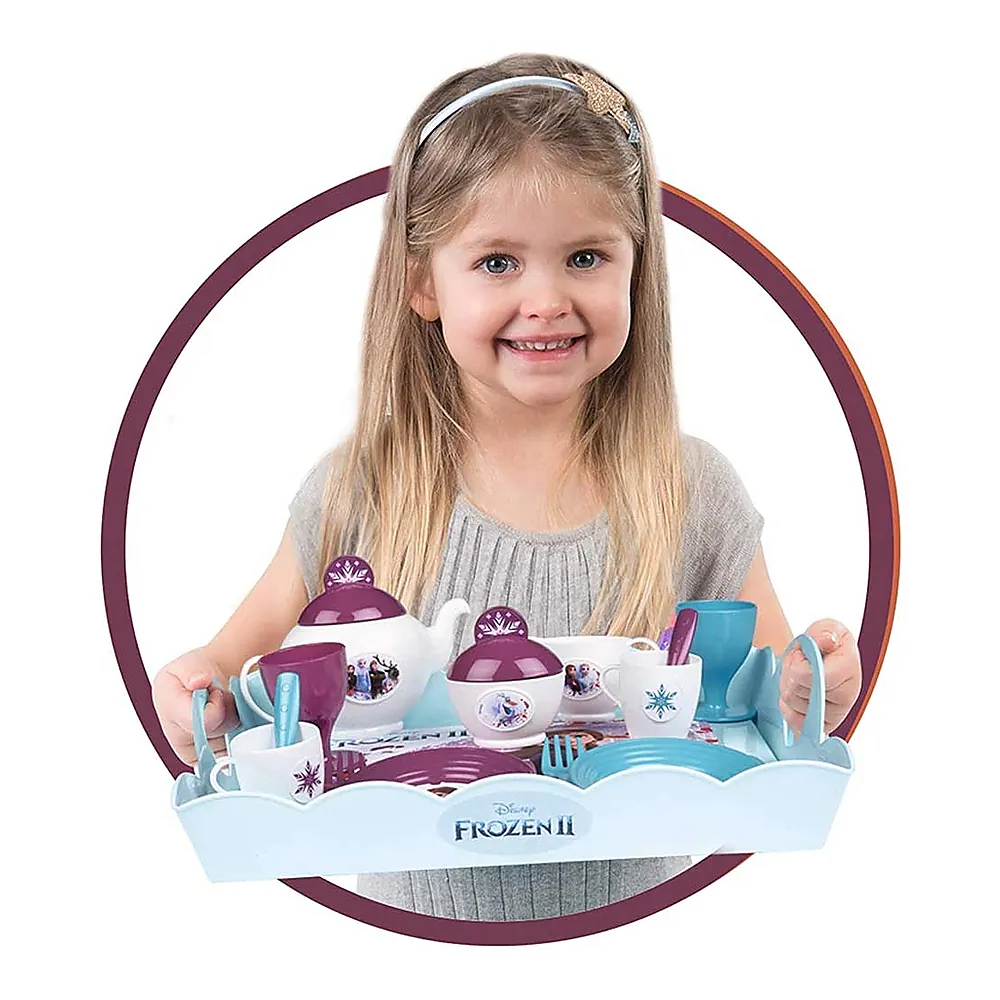 Carucior servire ceai Smoby Frozen 2 XL cu 17 accesorii [3]