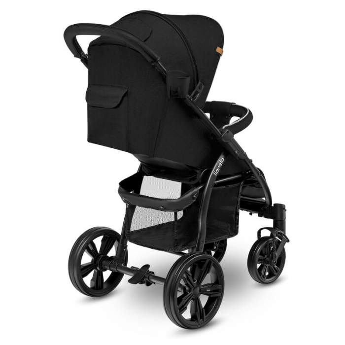 Carucior sport Annet Plus, De la nastere, Cu accesorii si capotina XXL reglabila, 0 - 22 Kg, Negru [16]