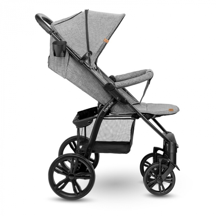 Carucior sport Annet Plus, De la nastere, Cu accesorii si capotina XXL reglabila, 0 - 22 Kg, Gri [10]