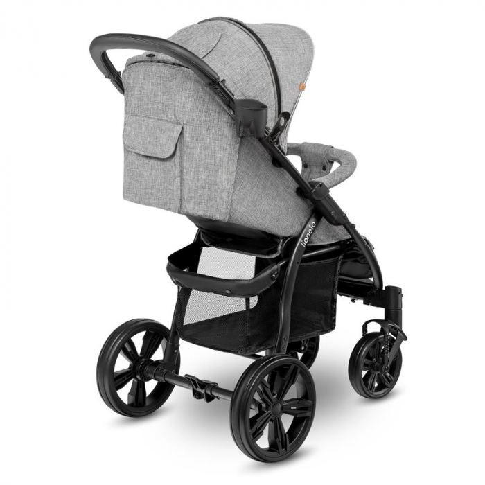 Carucior sport Annet Plus, De la nastere, Cu accesorii si capotina XXL reglabila, 0 - 22 Kg, Gri [12]