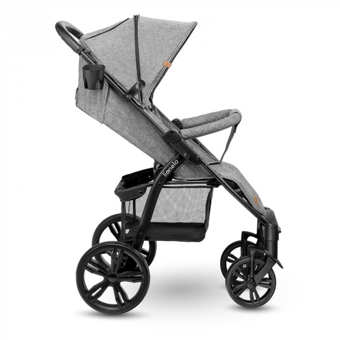 Carucior sport Annet Plus, De la nastere, Cu accesorii si capotina XXL reglabila, 0 - 22 Kg, Gri [11]