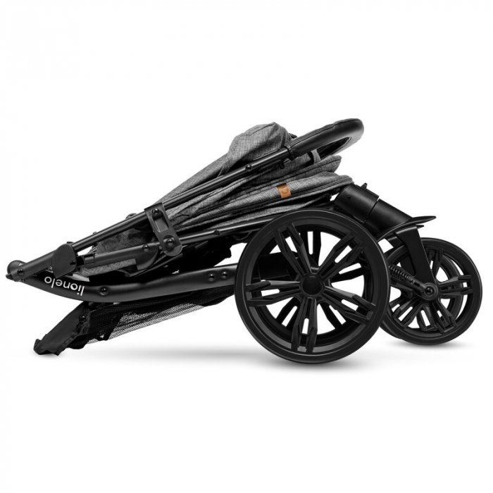 Carucior sport Annet Plus, De la nastere, Cu accesorii si capotina XXL reglabila, 0 - 22 Kg, Gri [17]