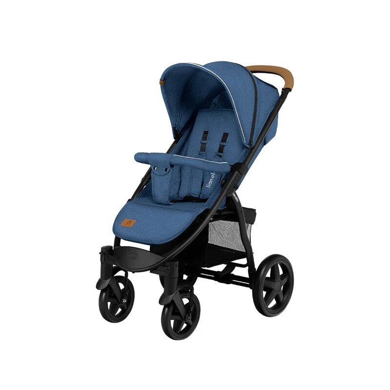 Carucior sport Annet Plus, De la nastere, Cu accesorii si capotina XXL reglabila, 0 - 22 Kg, Albastru Denim [3]
