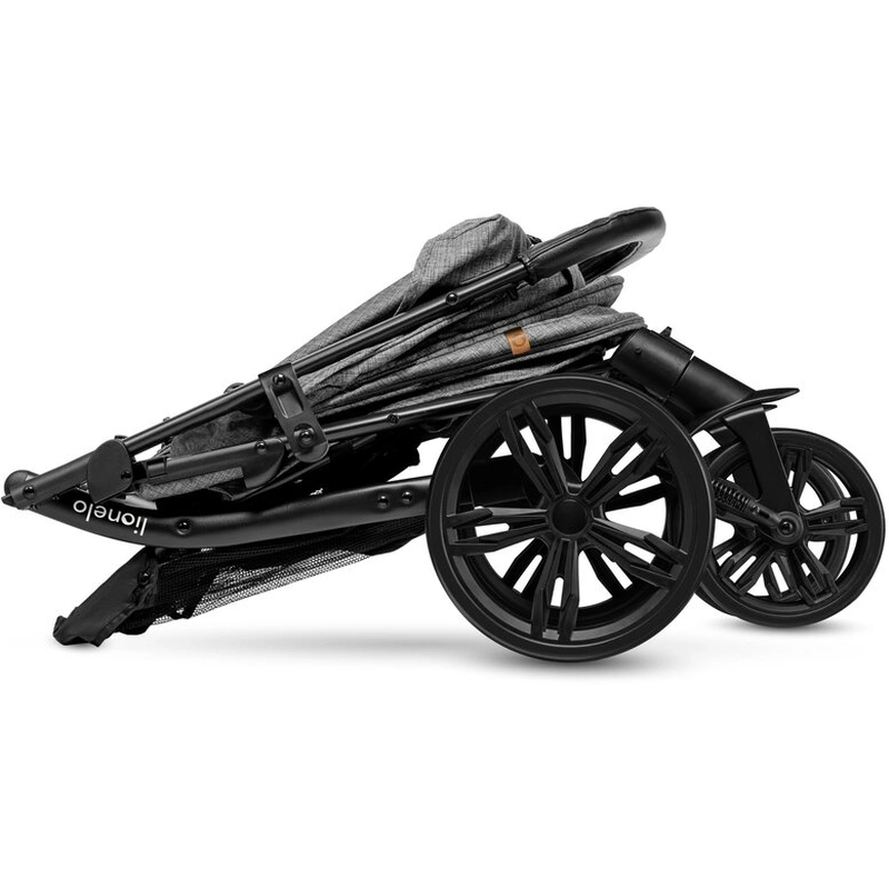 Carucior sport Annet Plus, De la nastere, Cu accesorii si capotina XXL reglabila, 0 - 22 Kg, Gri [17]