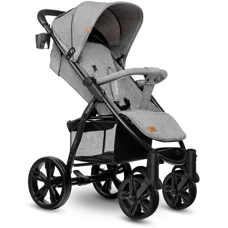Carucior sport Annet Plus, De la nastere, Cu accesorii si capotina XXL reglabila, 0 - 22 Kg, Gri [8]
