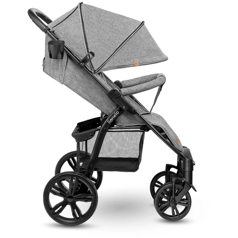 Carucior sport Annet Plus, De la nastere, Cu accesorii si capotina XXL reglabila, 0 - 22 Kg, Gri [7]