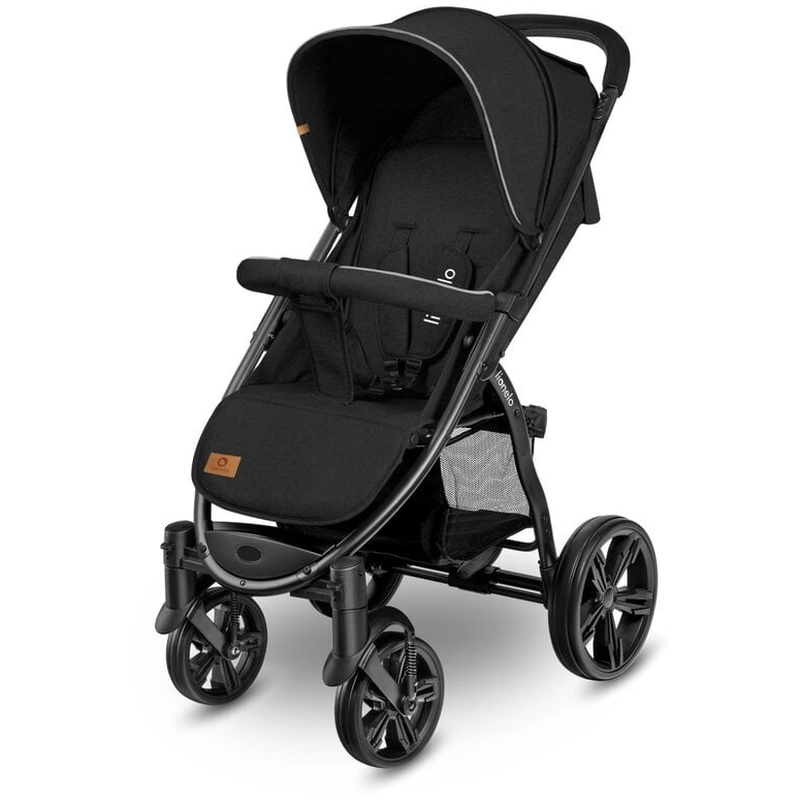 Carucior sport Annet Plus, De la nastere, Cu accesorii si capotina XXL reglabila, 0 - 22 Kg, Negru [6]