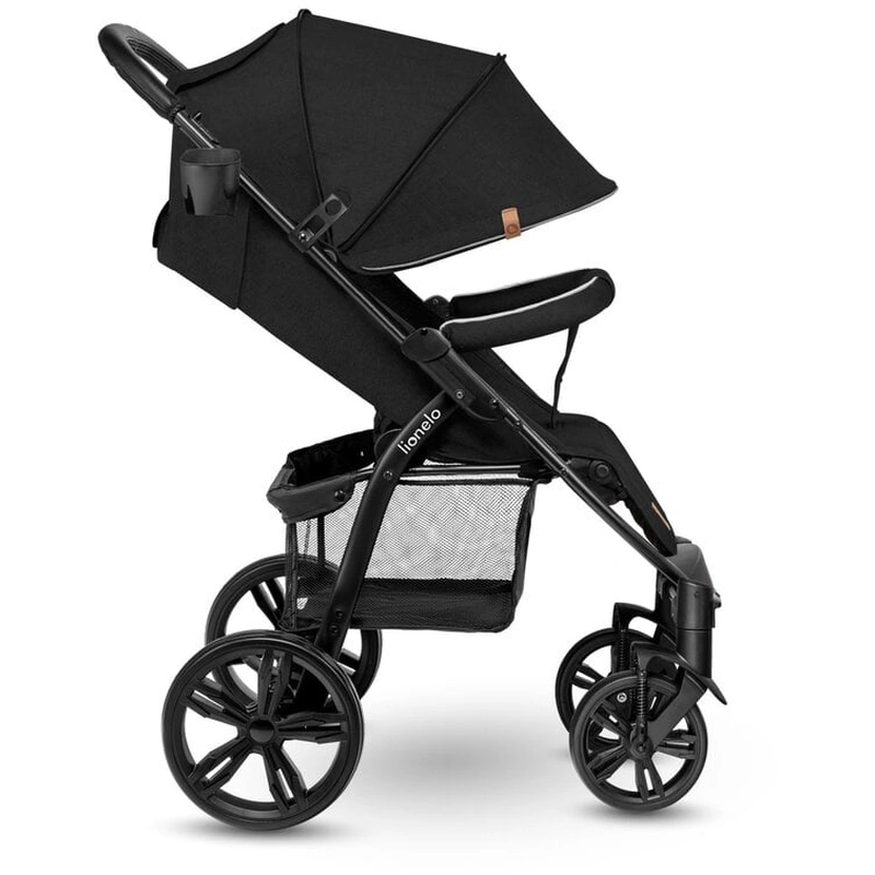 Carucior sport Annet Plus, De la nastere, Cu accesorii si capotina XXL reglabila, 0 - 22 Kg, Negru [15]