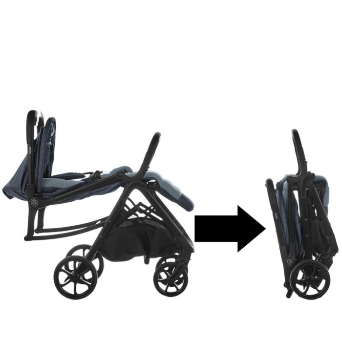 Carucior sport, Be Cool, Strike, pliere automata, doar 6.88 Kg, Be Azure [2]