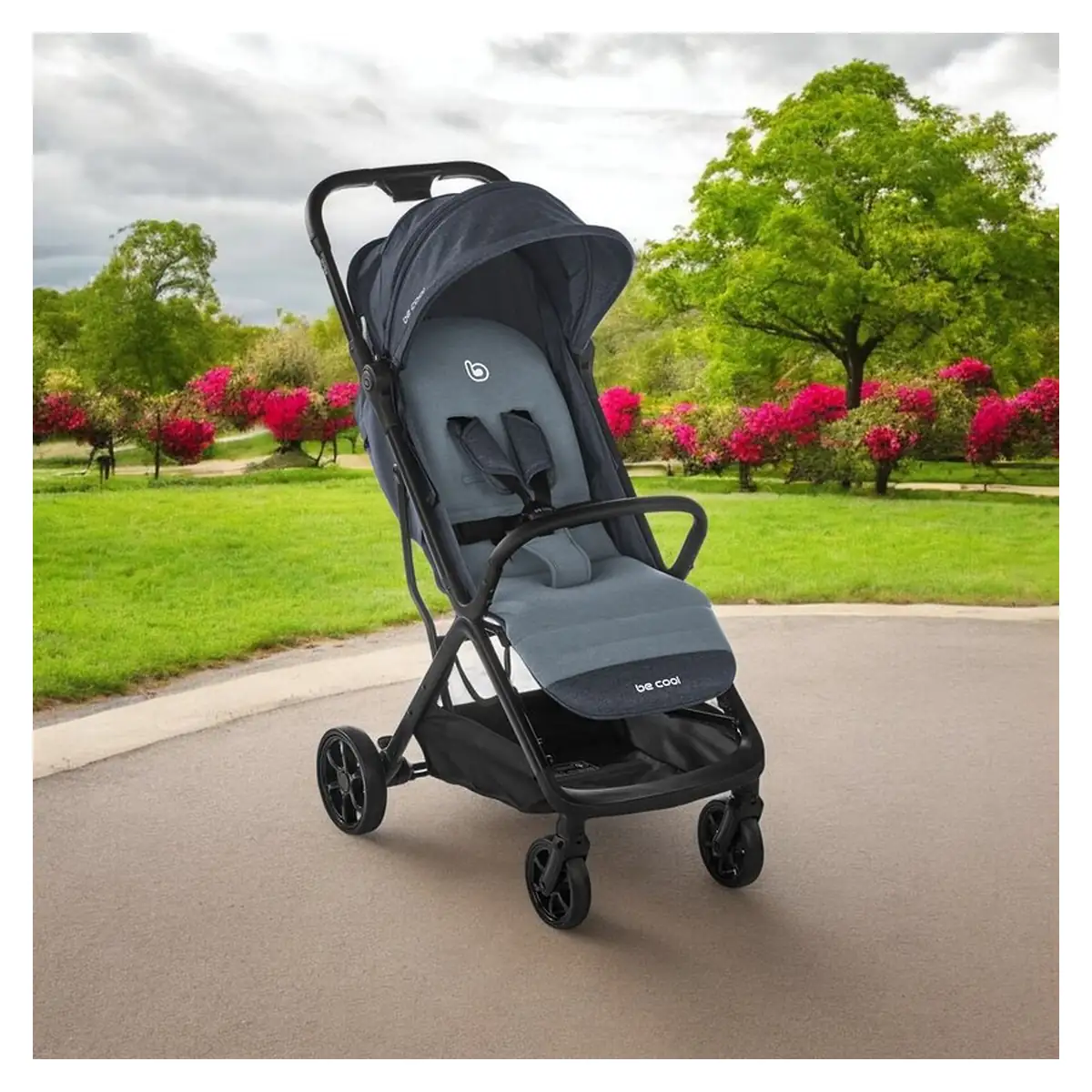 Carucior sport, Be Cool, Strike, pliere automata, doar 6.88 Kg, Be Azure [2]