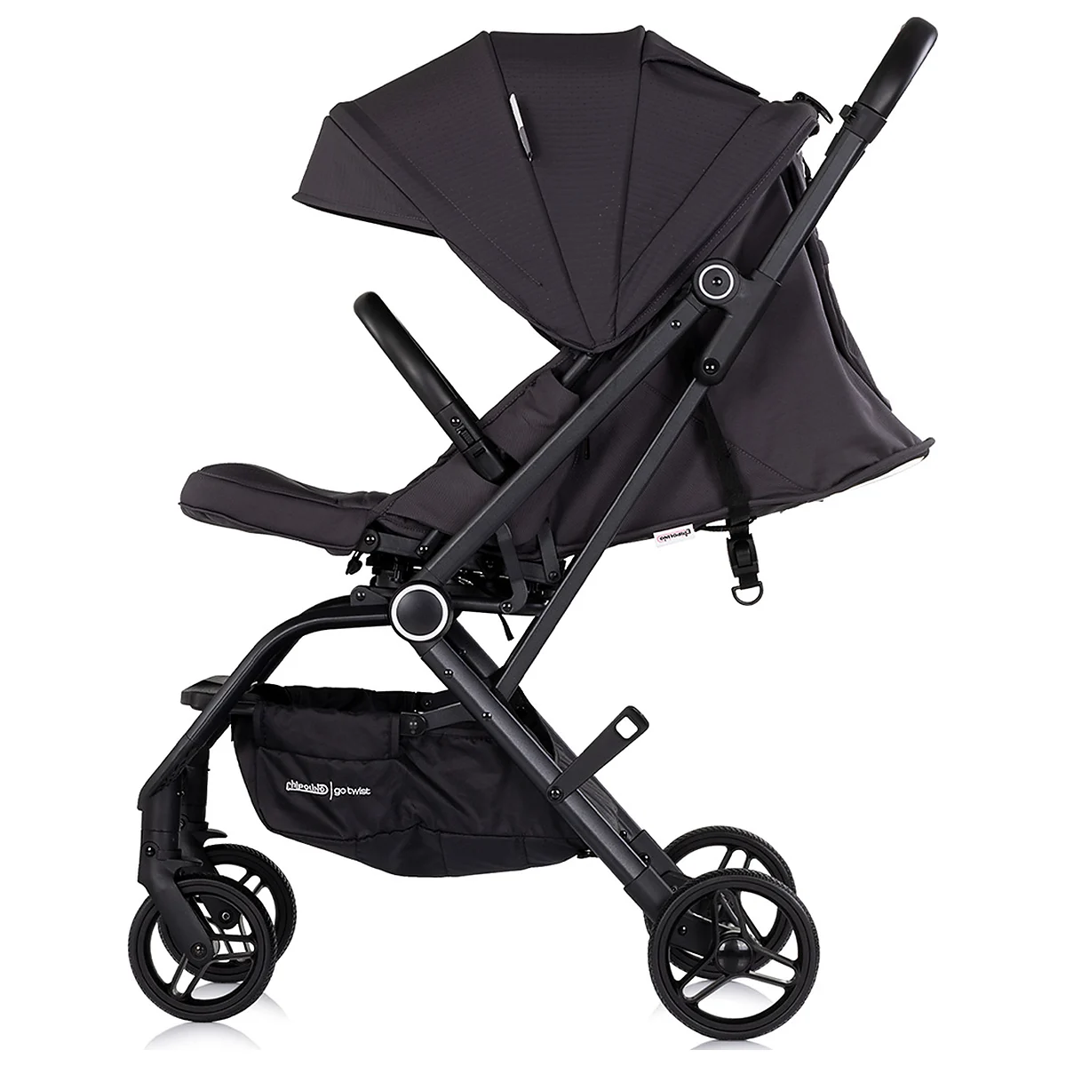 Carucior sport Chipolino Go Twist, cu sezut rotativ 360 grade, pliere cu o singura mana, pana la 22 kg, Charcoal [3]