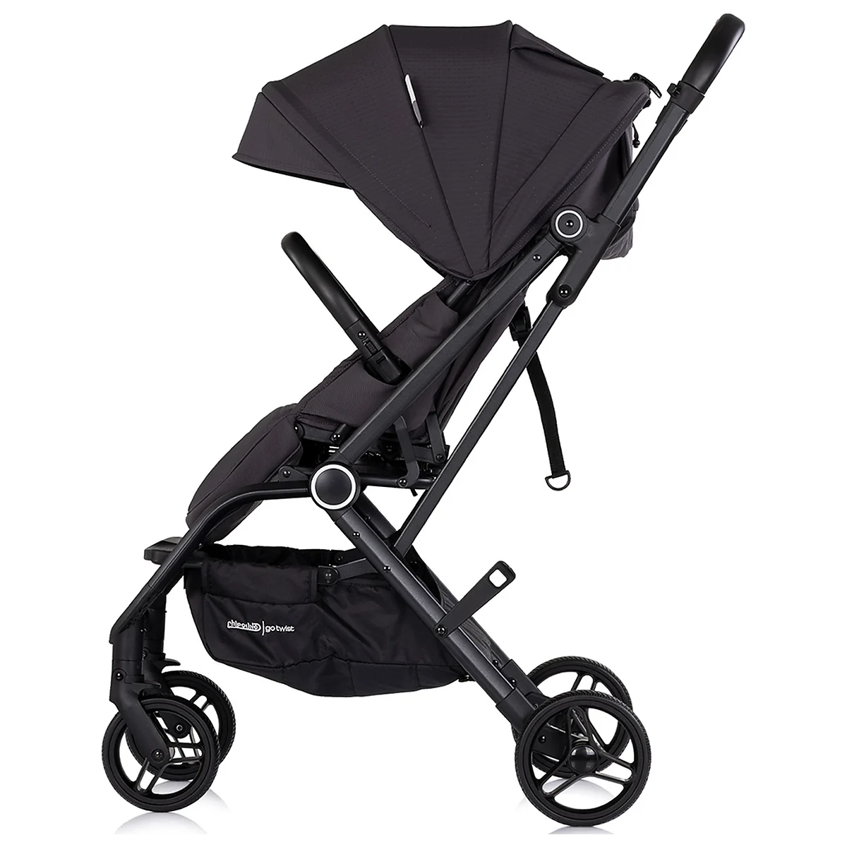 Carucior sport Chipolino Go Twist, cu sezut rotativ 360 grade, pliere cu o singura mana, pana la 22 kg, Charcoal [2]
