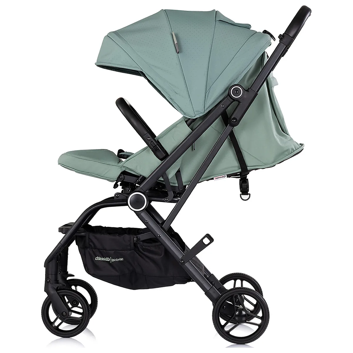 Carucior sport Chipolino Go Twist, cu sezut rotativ 360 grade, pliere cu o singura mana, pana la 22 kg, Matcha [3]