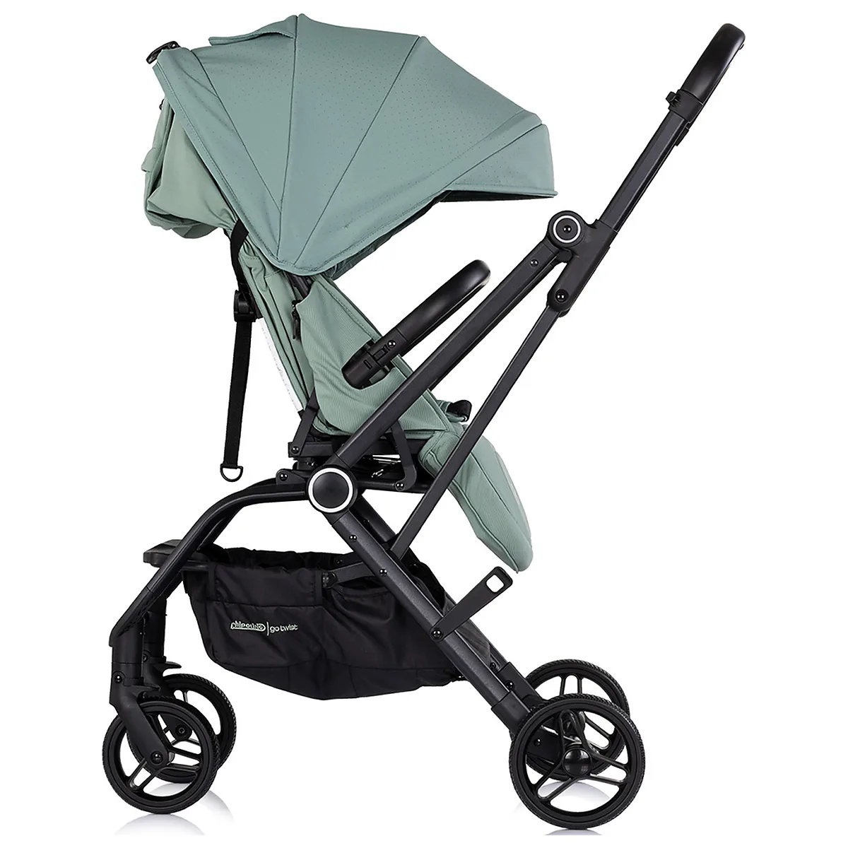 Carucior sport Chipolino Go Twist, cu sezut rotativ 360 grade, pliere cu o singura mana, pana la 22 kg, Matcha [4]