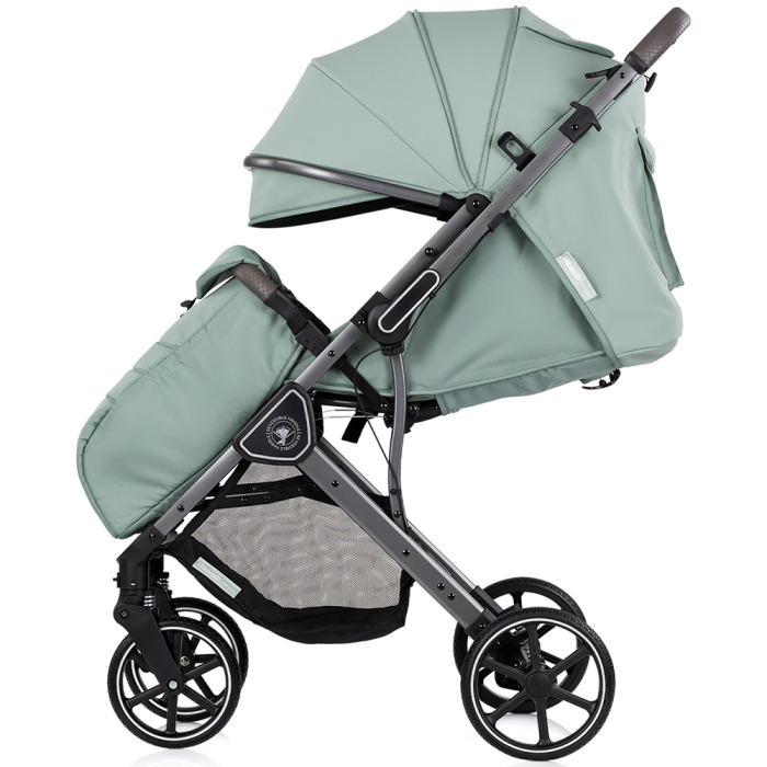 Carucior sport Chipolino Omnia cu maner reversibil si husa picioare, Matcha [7]