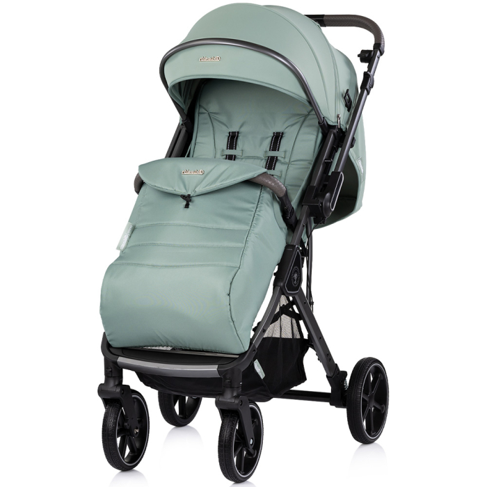 Carucior sport Chipolino Omnia cu maner reversibil si husa picioare, Matcha [3]
