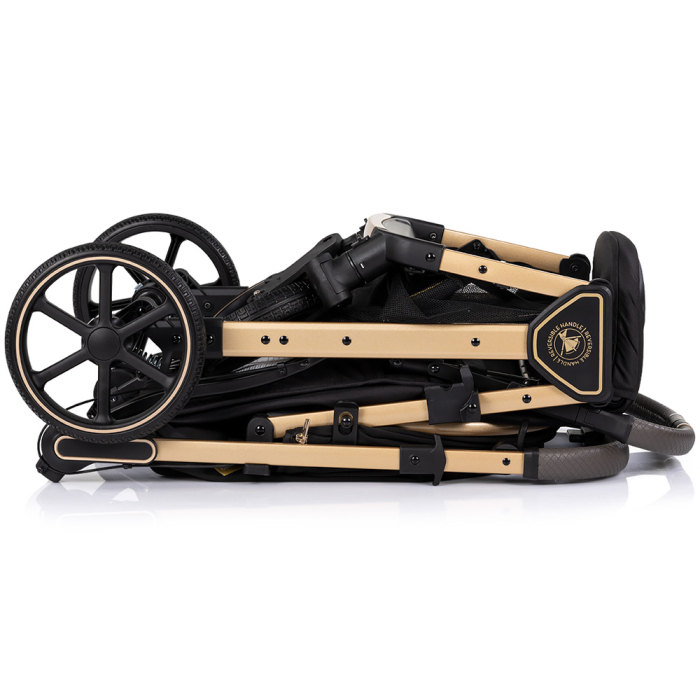 Carucior sport Chipolino Omnia cu maner reversibil si husa picioare, Noir [8]