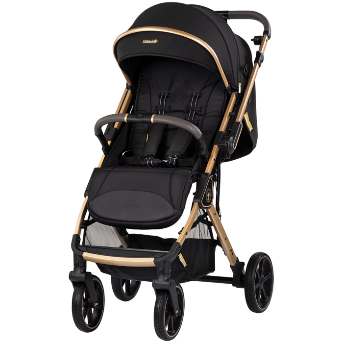 Carucior sport Chipolino Omnia cu maner reversibil si husa picioare, Noir [3]