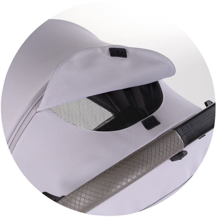 Carucior sport Chipolino Omnia cu maner reversibil si husa picioare, Platinum [12]