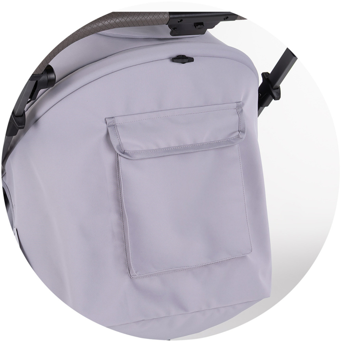 Carucior sport Chipolino Omnia cu maner reversibil si husa picioare, Platinum [10]