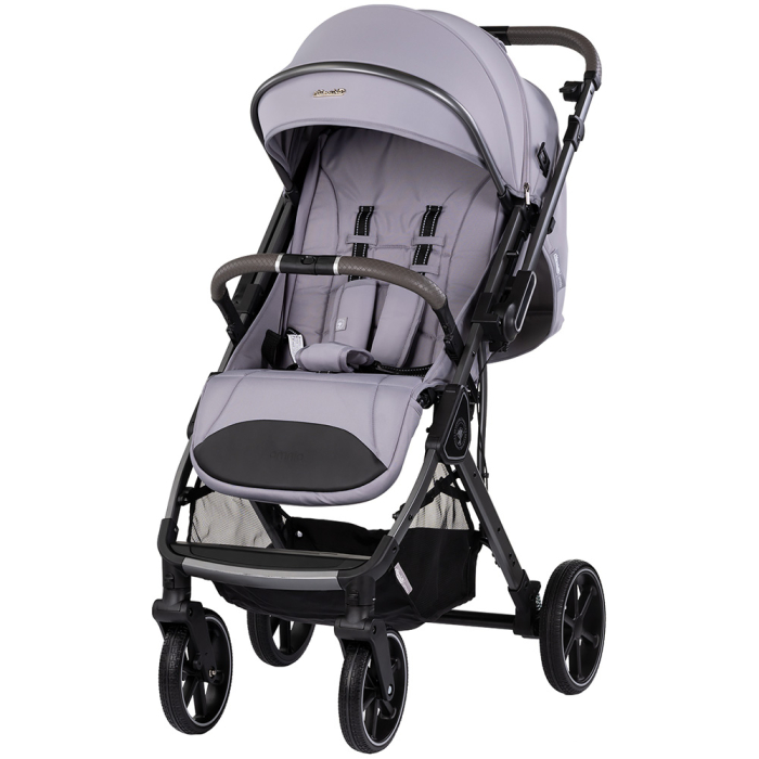 Carucior sport Chipolino Omnia cu maner reversibil si husa picioare, Platinum [3]