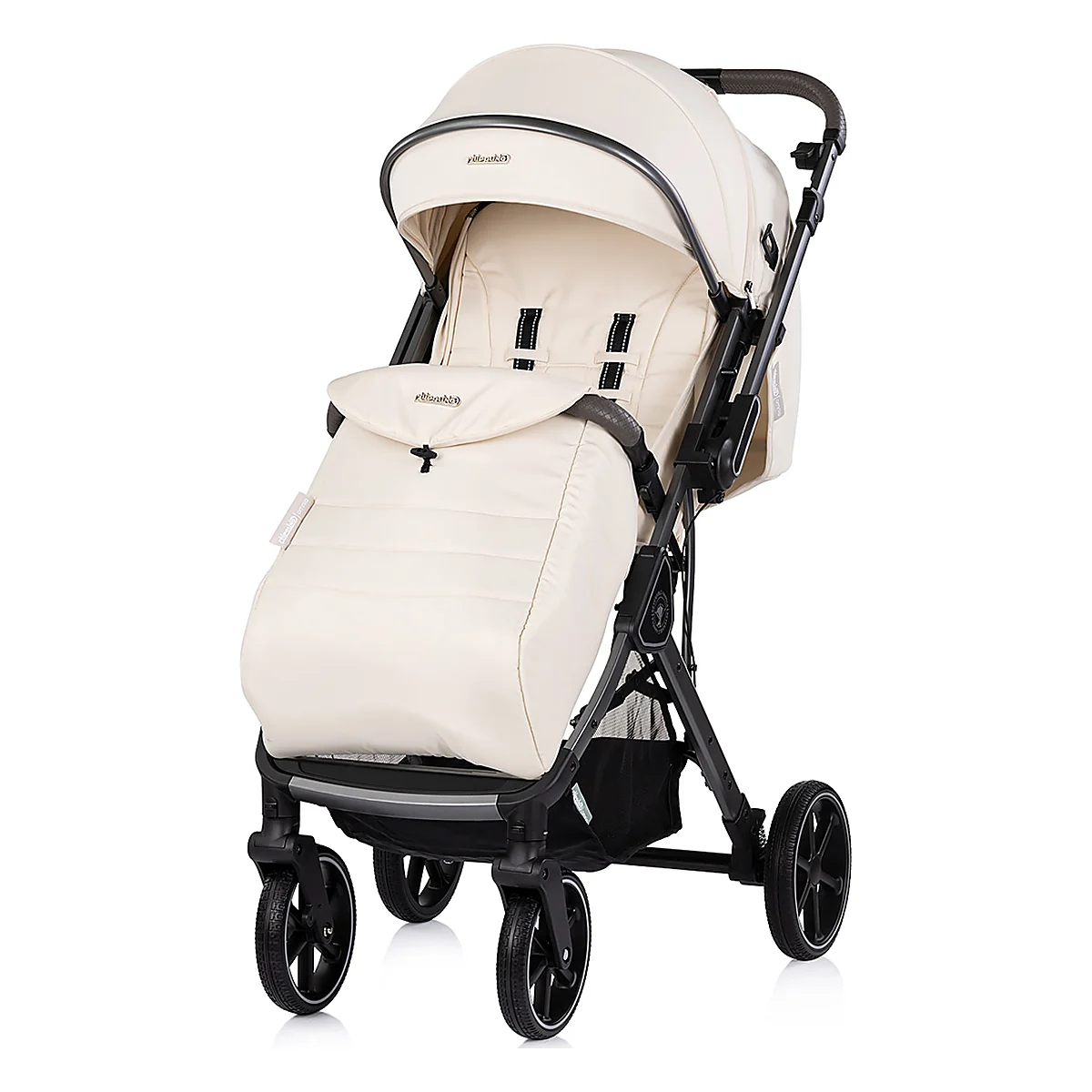 Carucior sport Chipolino Omnia cu maner reversibil si husa picioare, Cashmere [3]